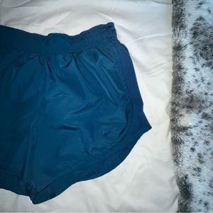 nike deep blue dri-fit running shorts